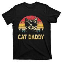 Vintage Cat Daddy Funny Cat Lover Cat Dad Fathers T-Shirt