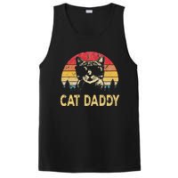 Vintage Cat Daddy Funny Cat Lover Cat Dad Fathers PosiCharge Competitor Tank