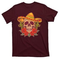 Vintage Cinco De Mayo Sombrero Skull T-Shirt