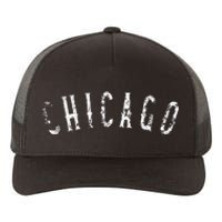 Vintage Chicago Distressed Yupoong Adult 5-Panel Trucker Hat