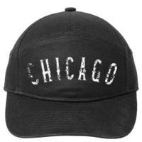 Vintage Chicago Distressed 7-Panel Snapback Hat