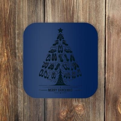 Vintage Christmas Dance Teacher Merry Dancemas Dancer Dancing Coaster