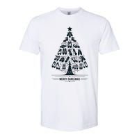 Vintage Christmas Dance Teacher Merry Dancemas Dancer Dancing Softstyle CVC T-Shirt