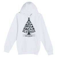 Vintage Christmas Dance Teacher Merry Dancemas Dancer Dancing Premium Pullover Hoodie