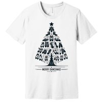 Vintage Christmas Dance Teacher Merry Dancemas Dancer Dancing Premium T-Shirt