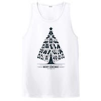 Vintage Christmas Dance Teacher Merry Dancemas Dancer Dancing PosiCharge Competitor Tank