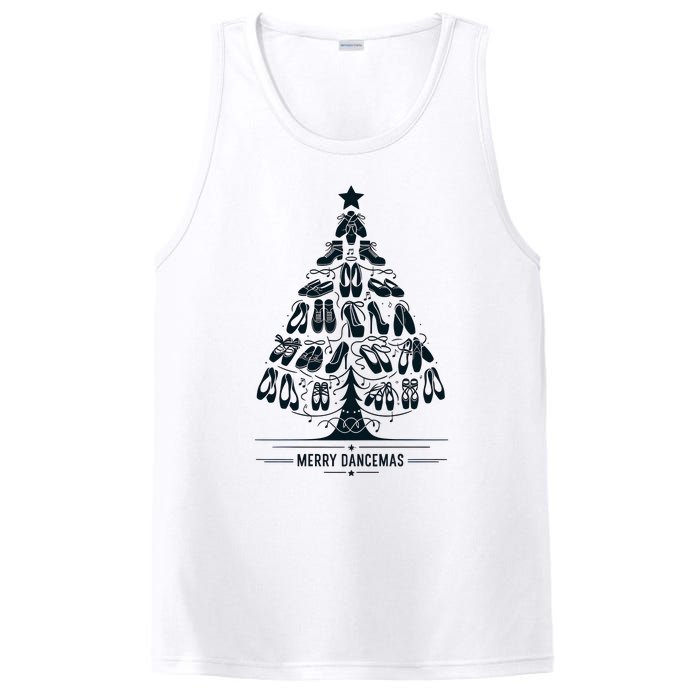 Vintage Christmas Dance Teacher Merry Dancemas Dancer Dancing PosiCharge Competitor Tank