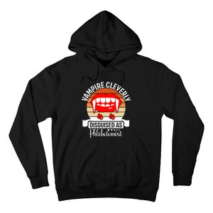 Vampire Cleverly Disguised As Phlebotomist Phlebotomy Tech Lab Tech Hoodie