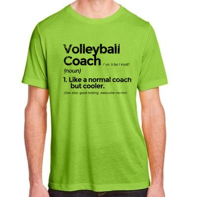 Volleyball Coach Definition Funny Gift Adult ChromaSoft Performance T-Shirt