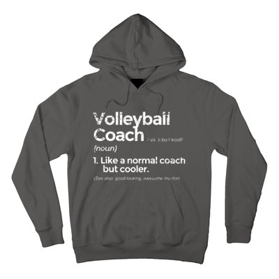 Volleyball Coach Definition Funny Gift Hoodie