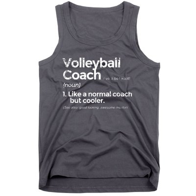 Volleyball Coach Definition Funny Gift Tank Top