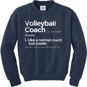 Volleyball Coach Definition Funny Gift Kids Sweatshirt