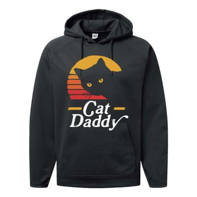 Vintage Cat Daddy Performance Fleece Hoodie