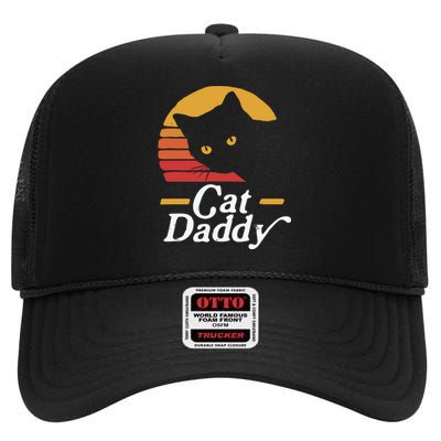 Vintage Cat Daddy High Crown Mesh Back Trucker Hat