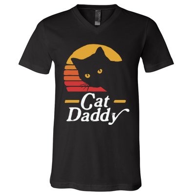 Vintage Cat Daddy V-Neck T-Shirt