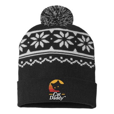 Vintage Cat Daddy USA-Made Snowflake Beanie