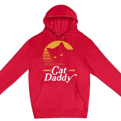 Vintage Cat Daddy Premium Pullover Hoodie