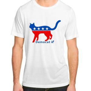 Vote Cat Democrat Liberal Cat Lover Biden Harris 2024 Adult ChromaSoft Performance T-Shirt