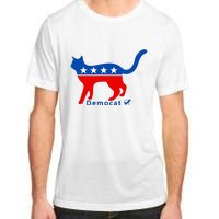 Vote Cat Democrat Liberal Cat Lover Biden Harris 2024 Adult ChromaSoft Performance T-Shirt