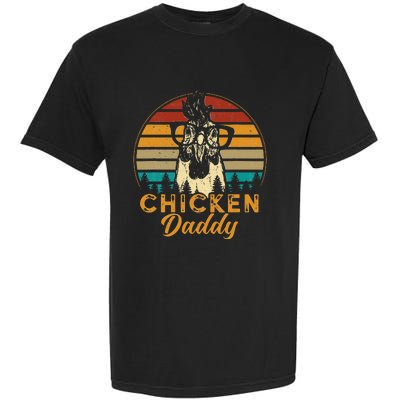 Vintage Chicken Daddy Chicken Dad Father Farmer Retro Garment-Dyed Heavyweight T-Shirt