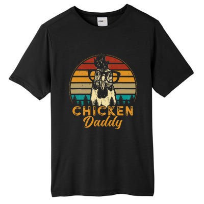 Vintage Chicken Daddy Chicken Dad Father Farmer Retro Tall Fusion ChromaSoft Performance T-Shirt