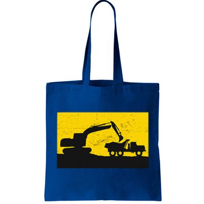 Vintage Construction Equipment Heavy Equipment Operator Tote Bag