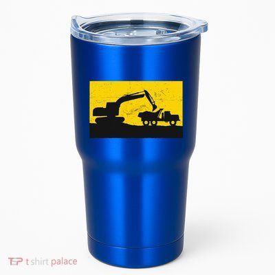 Vintage Construction Equipment Heavy Equipment Operator Tumbler