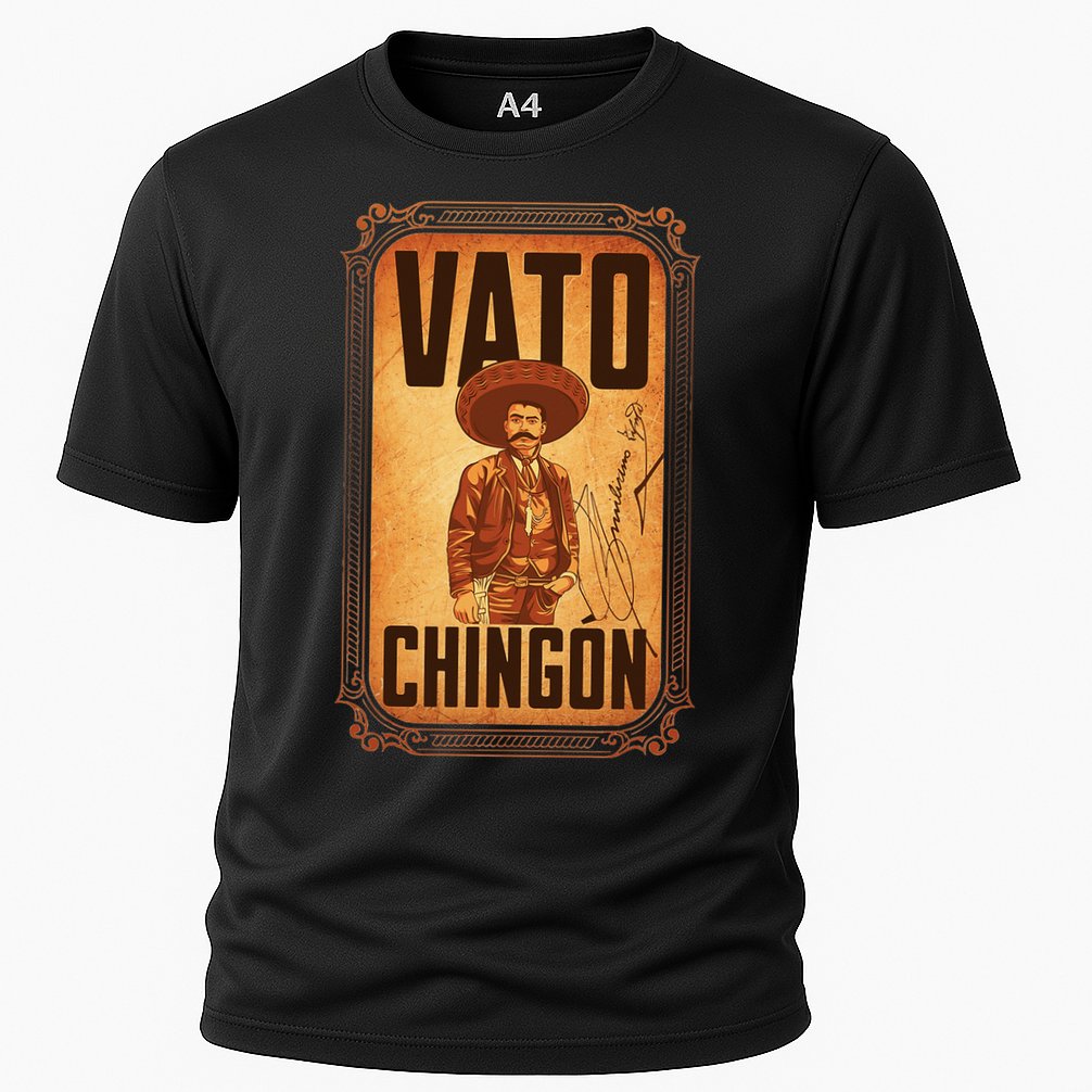 Vato ChingóN. Emiliano Zapata Portrait Cooling Performance Crew T-Shirt