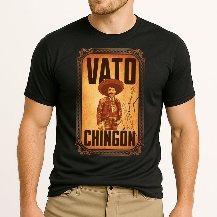 Vato ChingóN. Emiliano Zapata Portrait Cooling Performance Crew T-Shirt