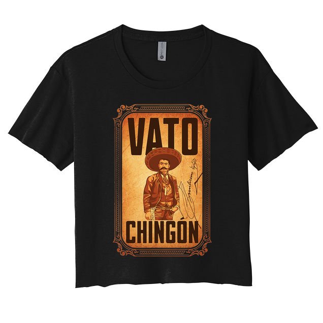 Vato ChingóN. Emiliano Zapata Portrait Crop Top