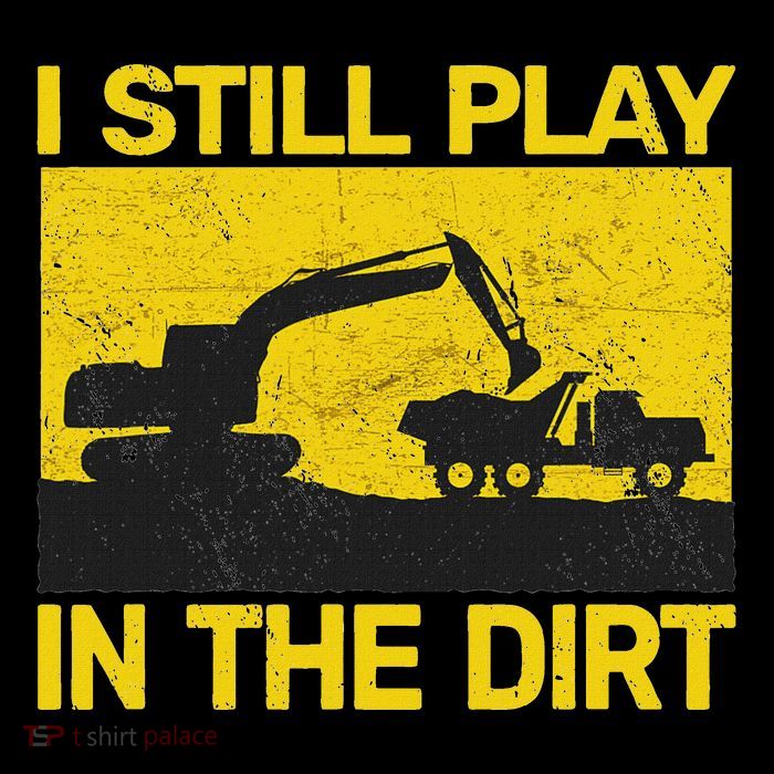 Vintage Construction Equipment Heavy Work T-Shirt
