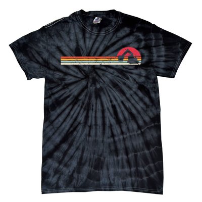 Vintage Construction Equipment Heavy Equipment Operator Tie-Dye T-Shirt