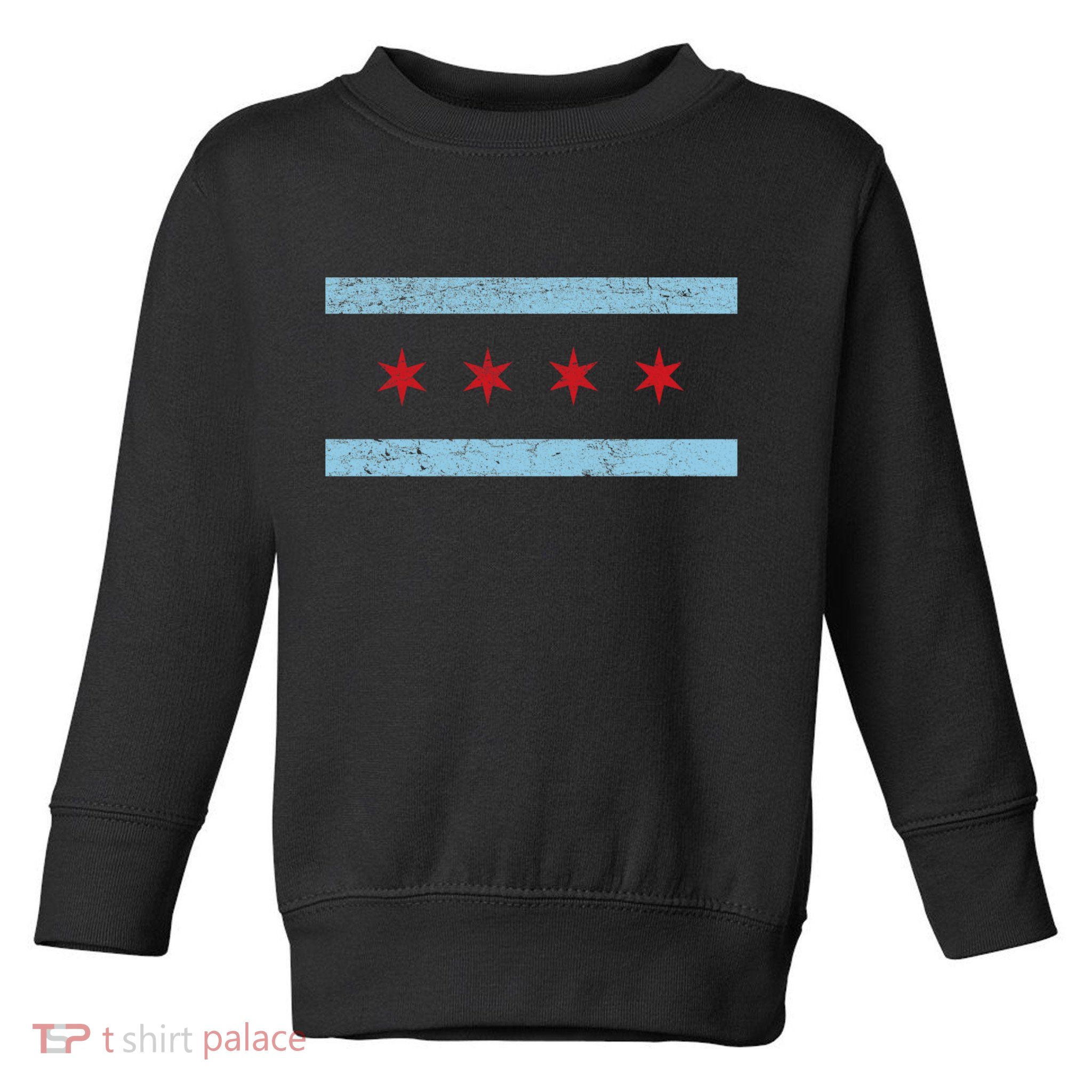Vintage Chicago Flag Toddler Sweatshirt