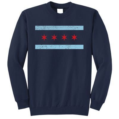 Vintage Chicago Flag Tall Sweatshirt