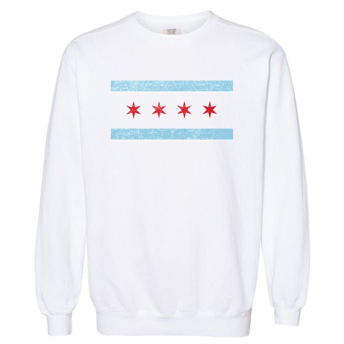 Vintage Chicago Flag Garment-Dyed Sweatshirt