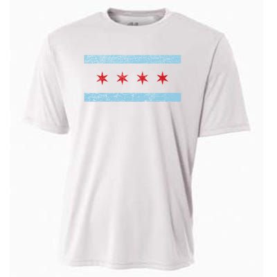 Vintage Chicago Flag Cooling Performance Crew T-Shirt