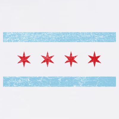 Vintage Chicago Flag T-Shirt