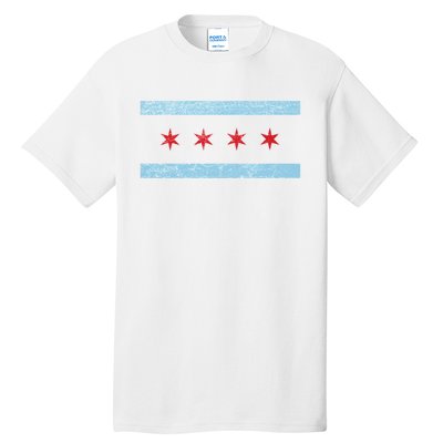 Vintage Chicago Flag Tall T-Shirt