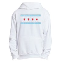 Vintage Chicago Flag Urban Pullover Hoodie