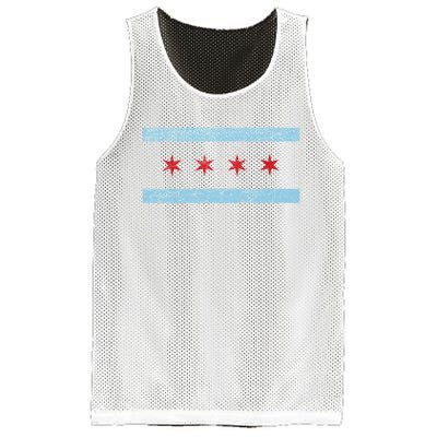 Vintage Chicago Flag Mesh Reversible Basketball Jersey Tank