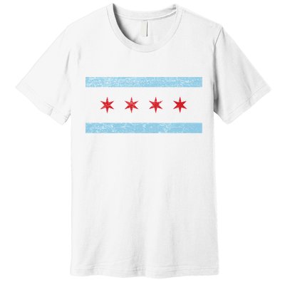 Vintage Chicago Flag Premium T-Shirt