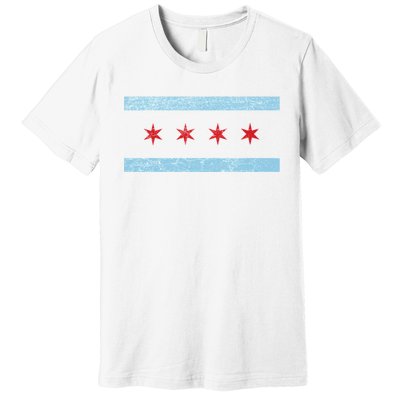 Vintage Chicago Flag Premium T-Shirt