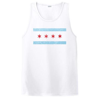 Vintage Chicago Flag PosiCharge Competitor Tank