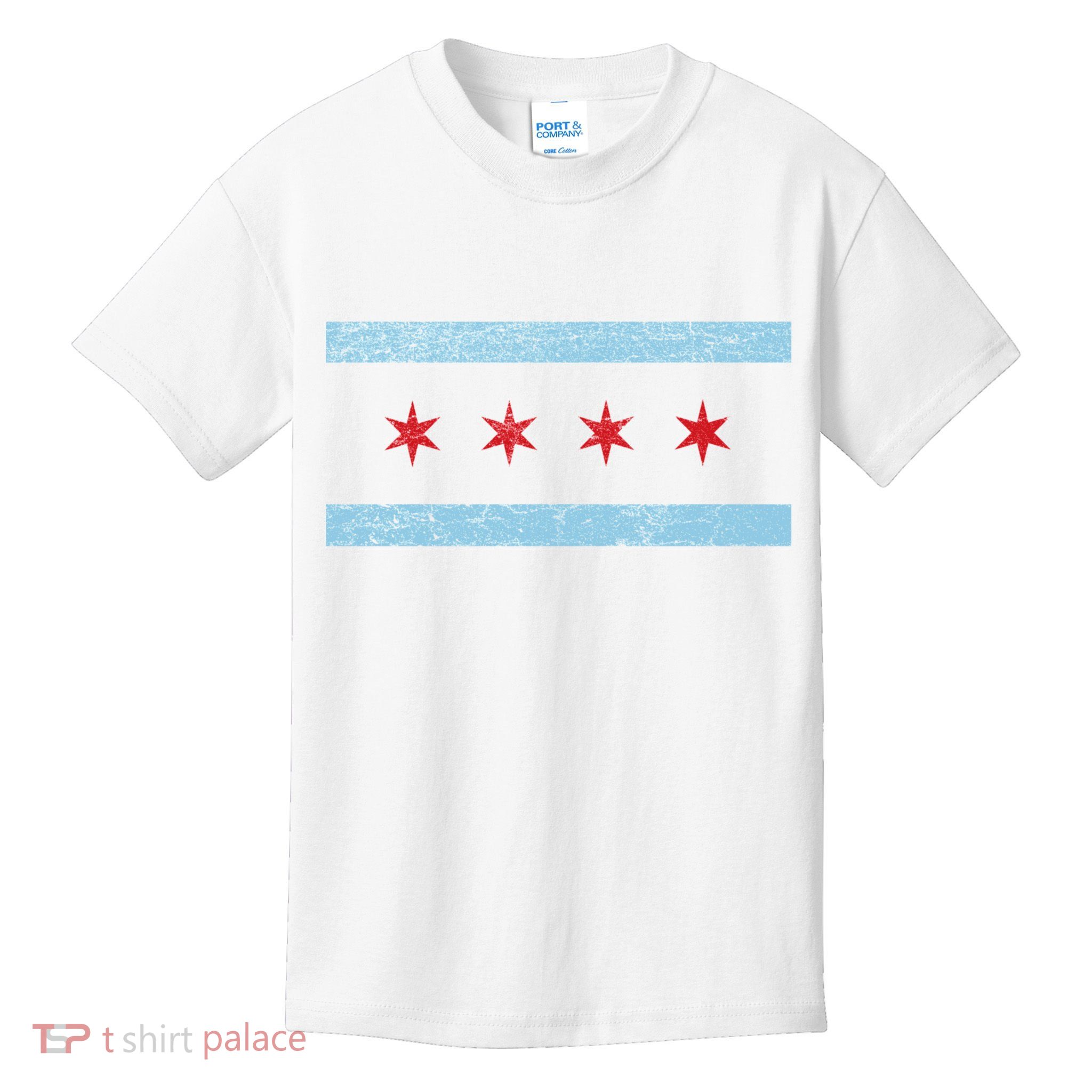 Vintage Chicago Flag Kids T-Shirt