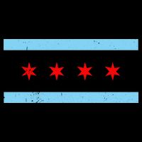 Vintage Chicago Flag Bag