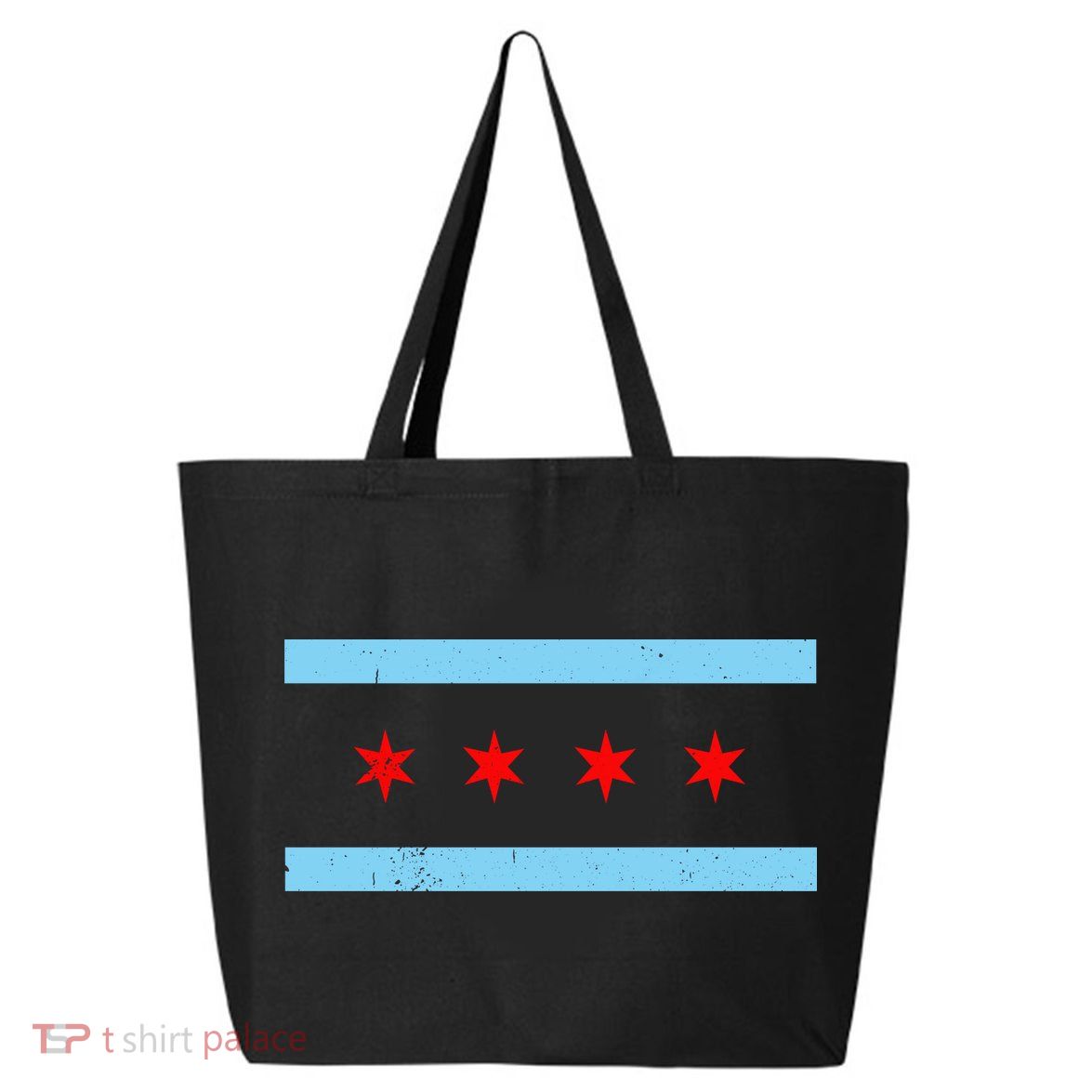 Vintage Chicago Flag 25L Jumbo Tote