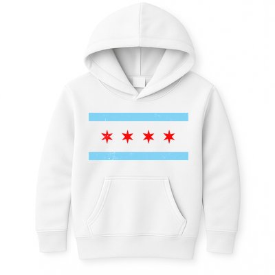 Vintage Chicago Flag Kids Hoodie