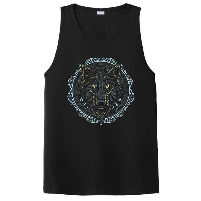 Viking Celtic Fenrir Wolf Of Odin Norse Myths Nordic Gifts PosiCharge Competitor Tank