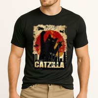 Vintage Catzilla Funny Kitten and Cat  Performance Shirt