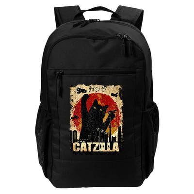 Vintage Catzilla Funny Kitten and Cat  Backpack